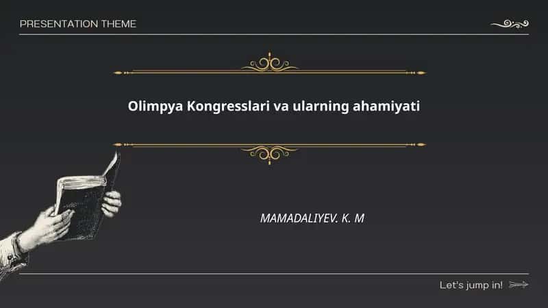 Olimpiya Kongresslari va ularning ahamiyati