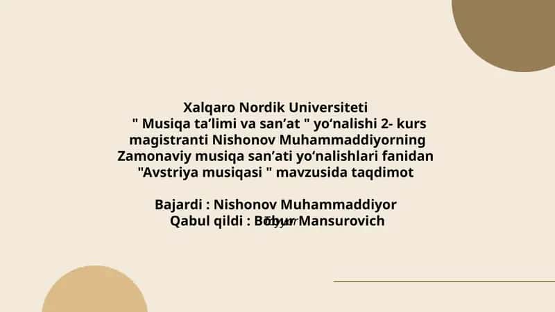 Avstriya musiqasi