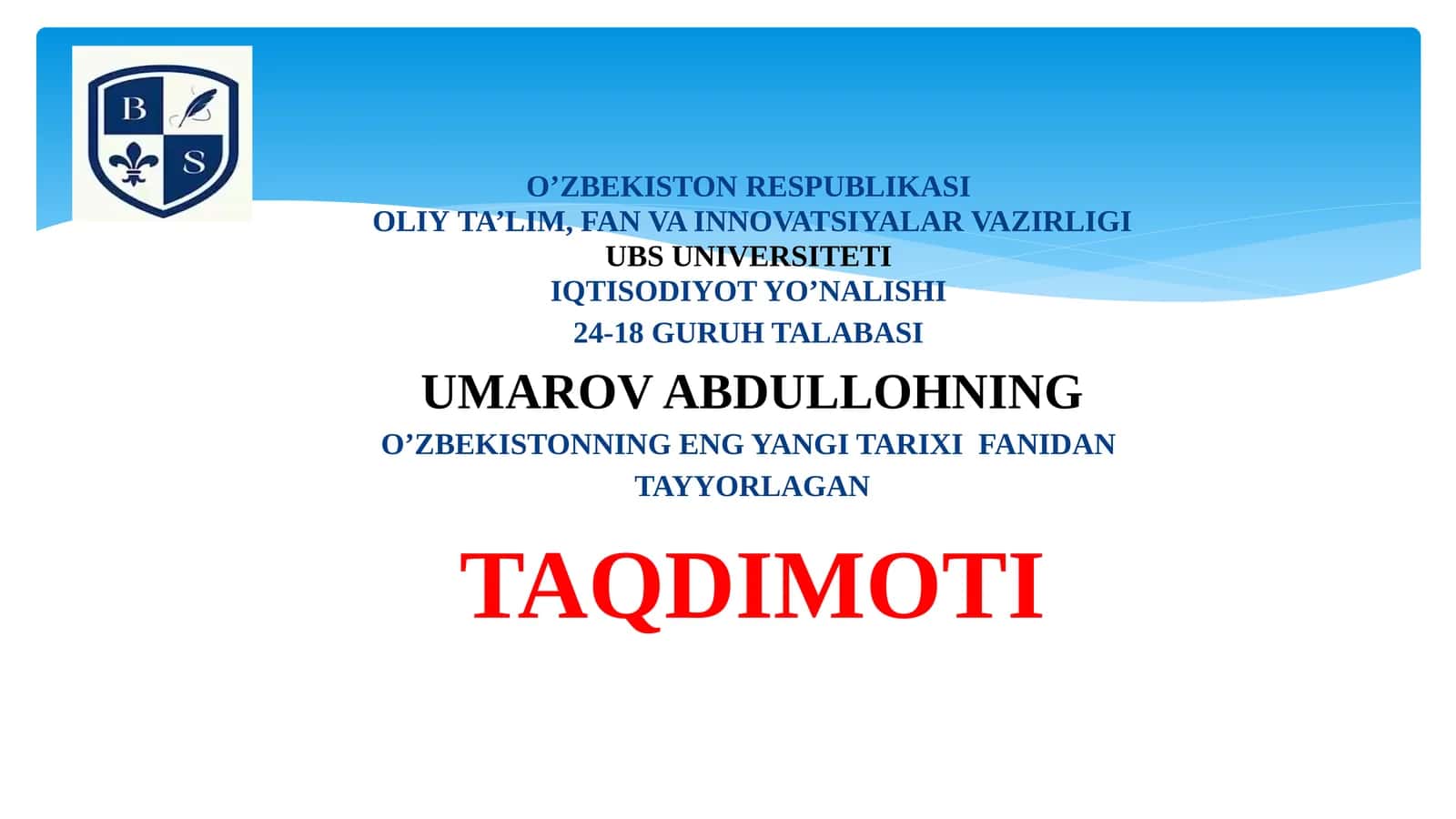 Islomda iqtisodiy qarashlar