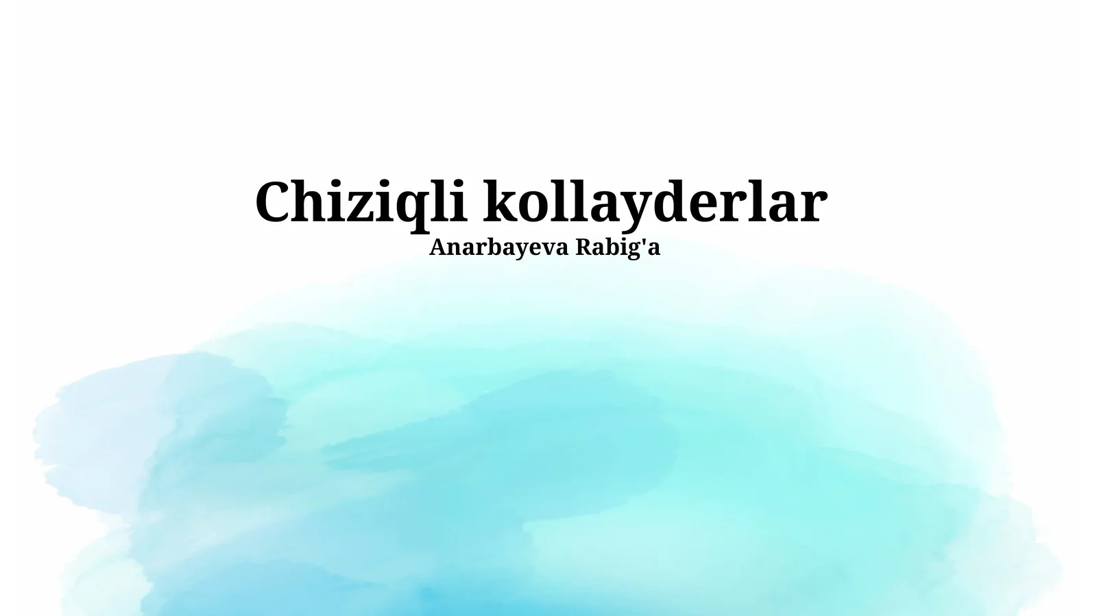Chiziqli kollayderlar