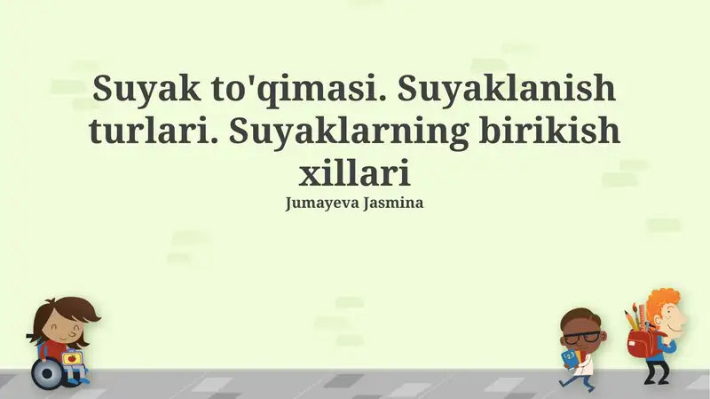 Suyak to'qimasi