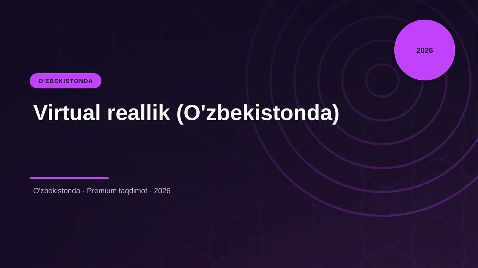 Virtual reallik (O'zbekistonda)
