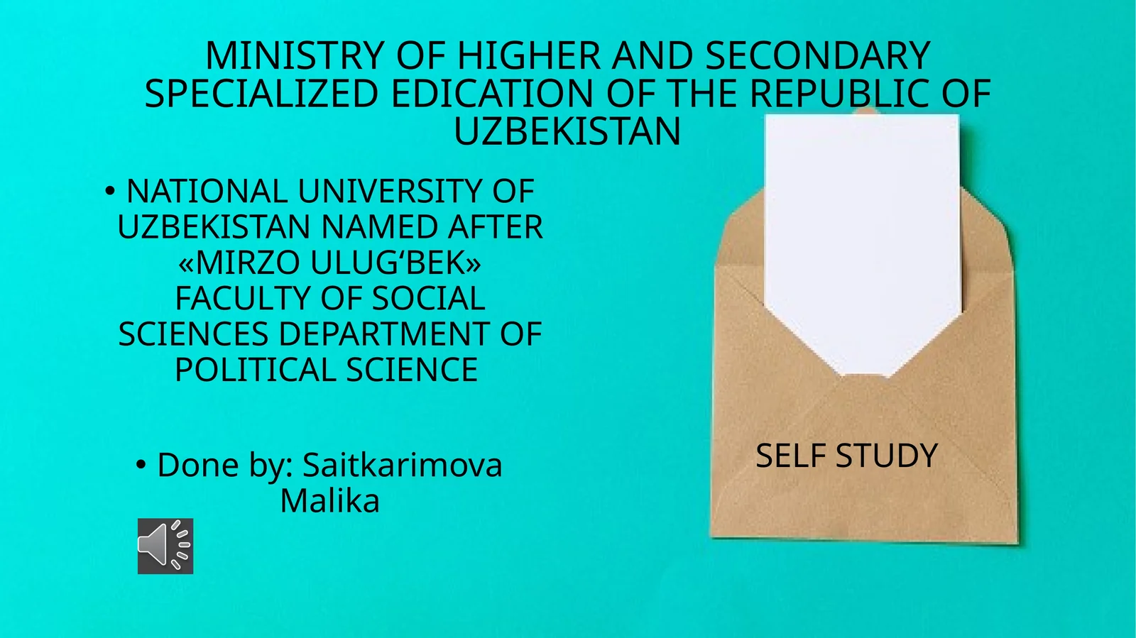 Non-official letters