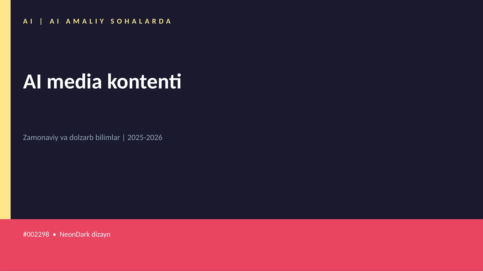 AI media kontenti