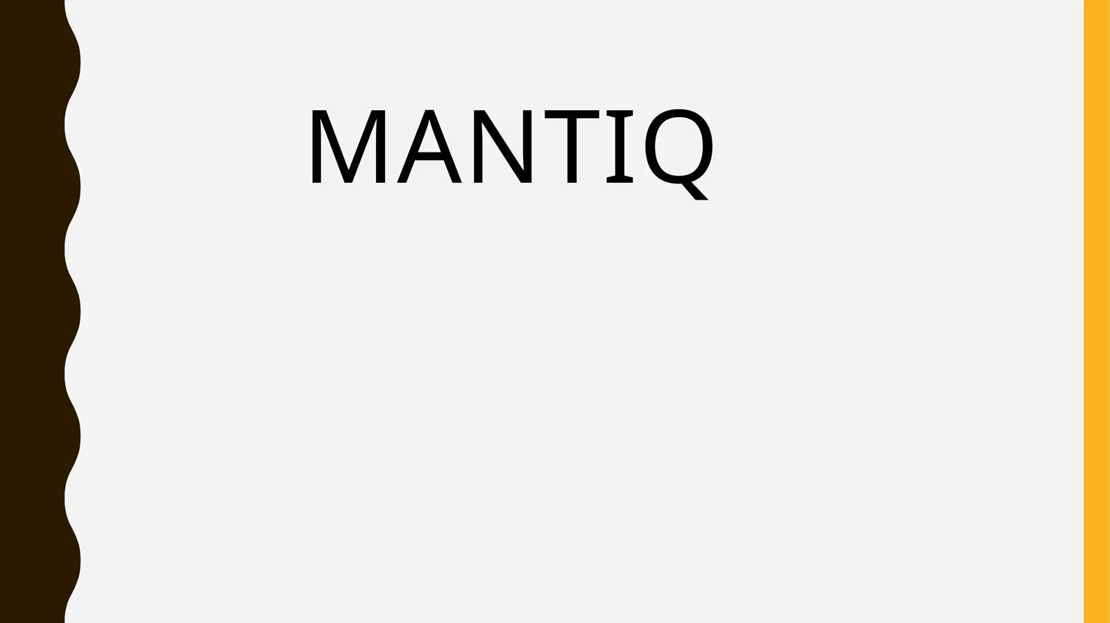 Mantiq