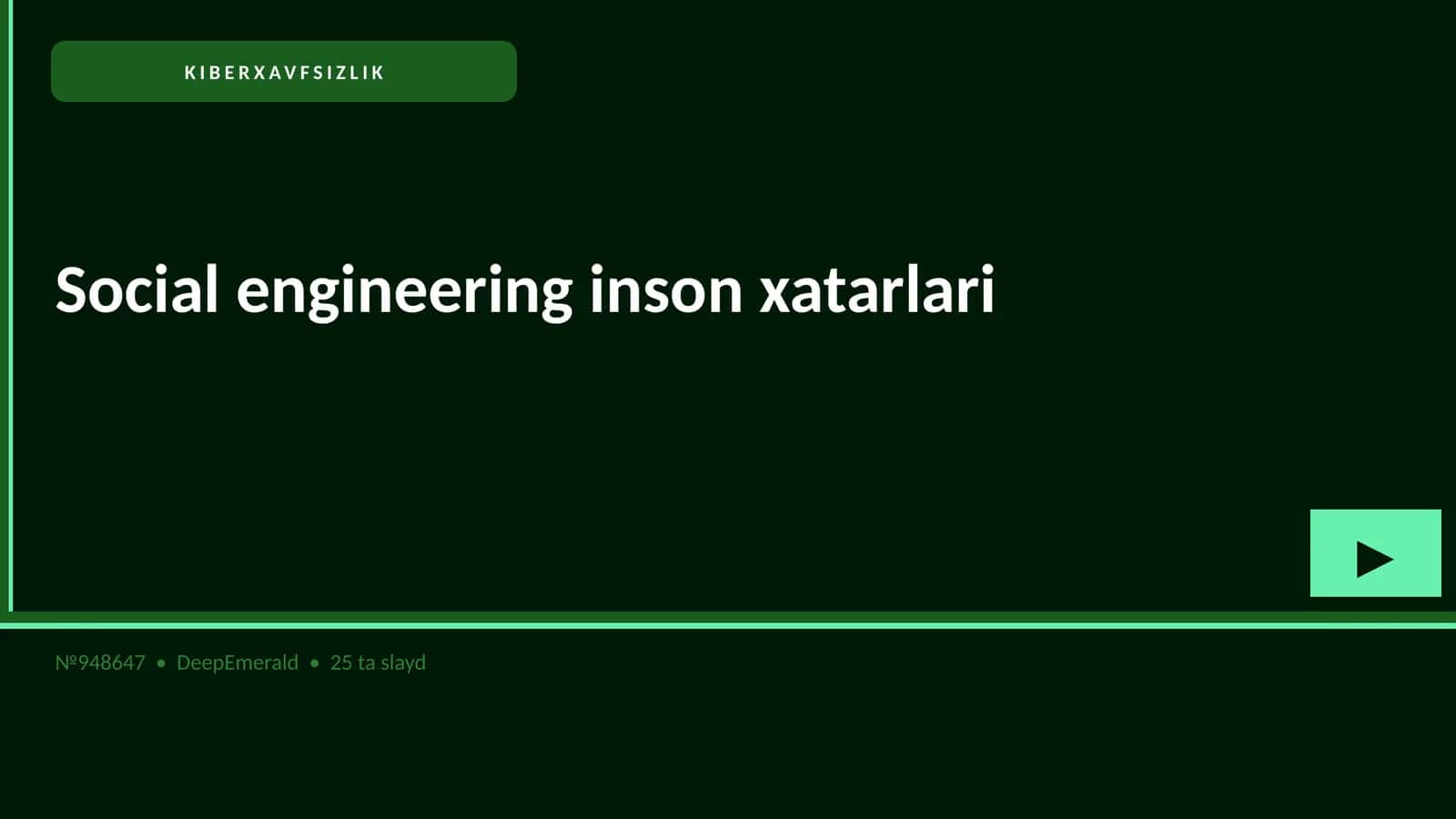 KIBERXAVFSIZLIK