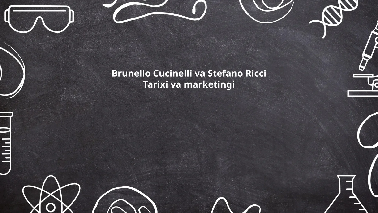 Brunello Cucinelli va Stefano Ricci Tarixi va marketingi