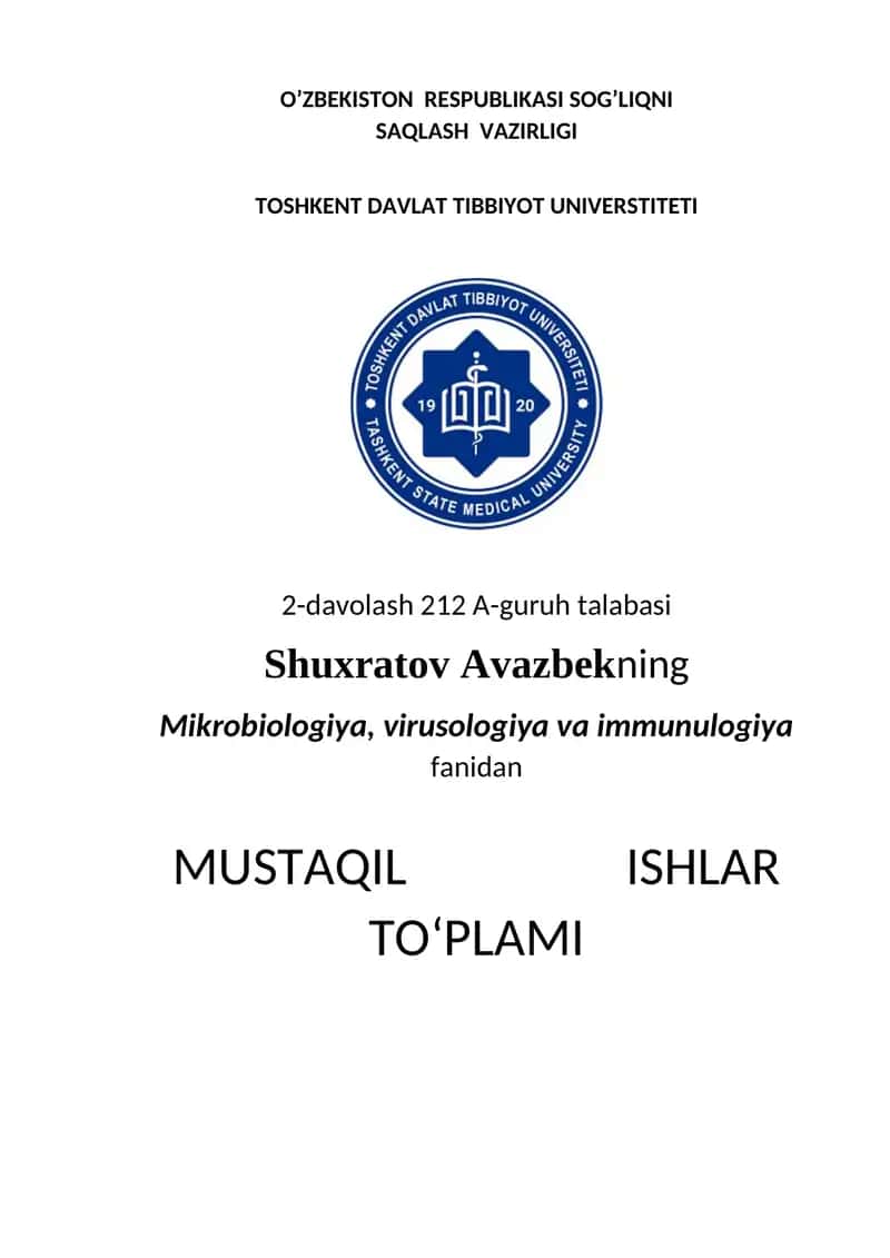 Spiroxetalar, mikoplazmalar, xlamidiyalar, rikketsiyalar, aktinomitsetlar, zamburug‘lar va ularning morfologiysi va strukturasi