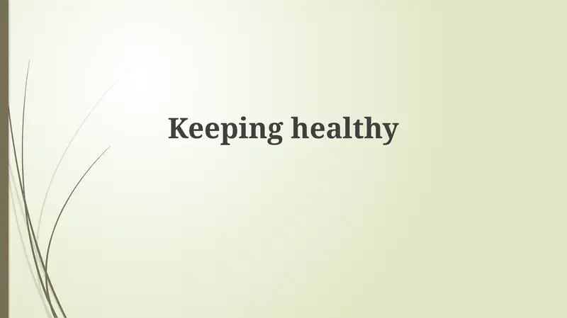 Keepinghealthy