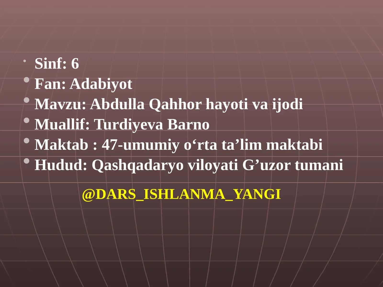 Abdulla  Qahhor   hayoti  va  ijodi