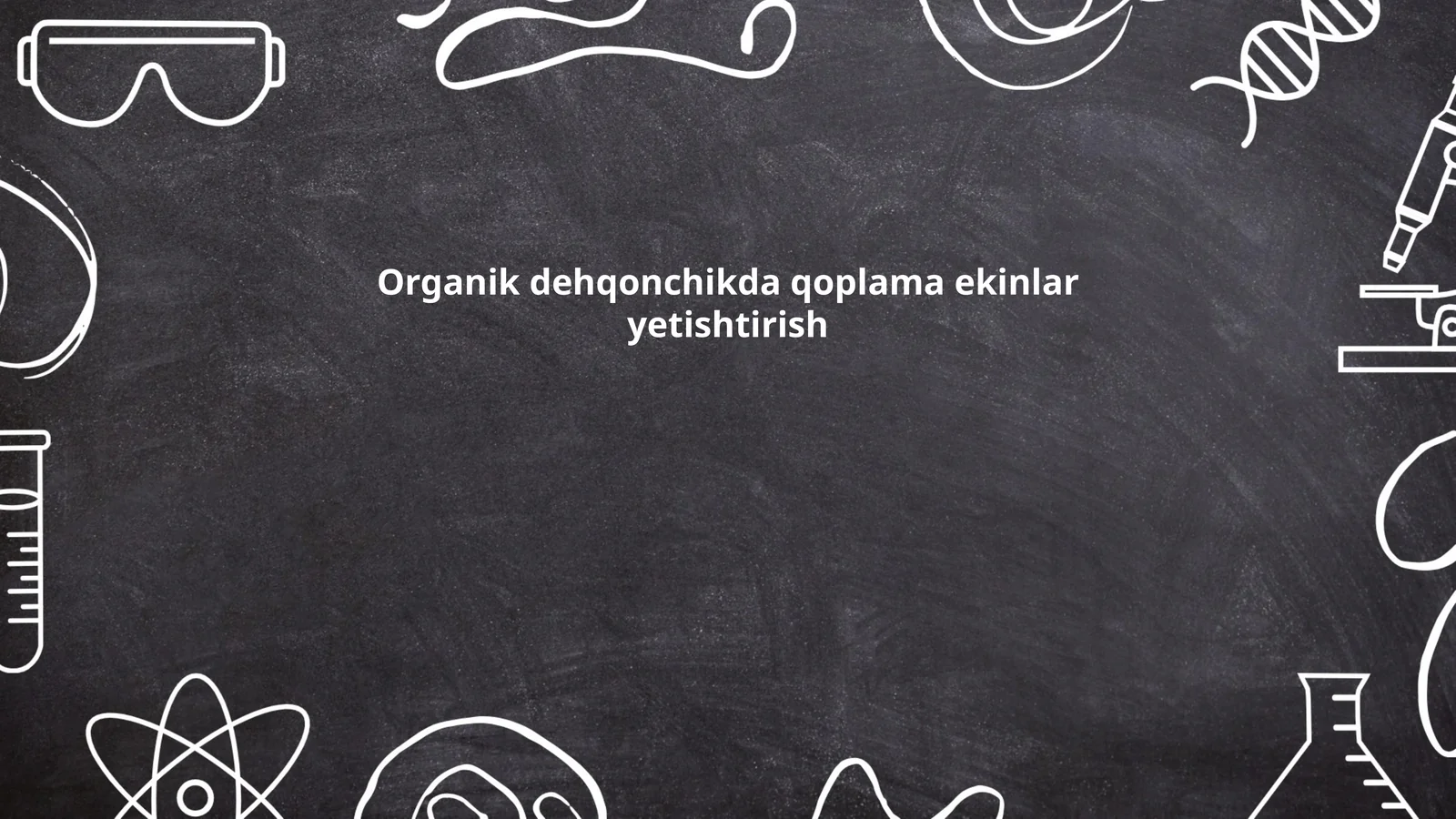 Qoplama ekinlarning afzalliklari