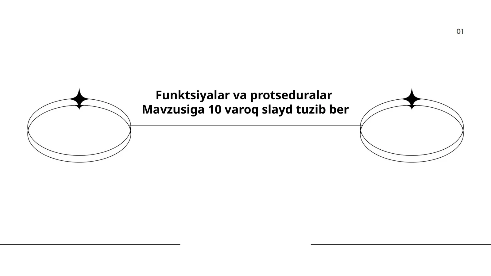 Funktsiyalar va protseduralar