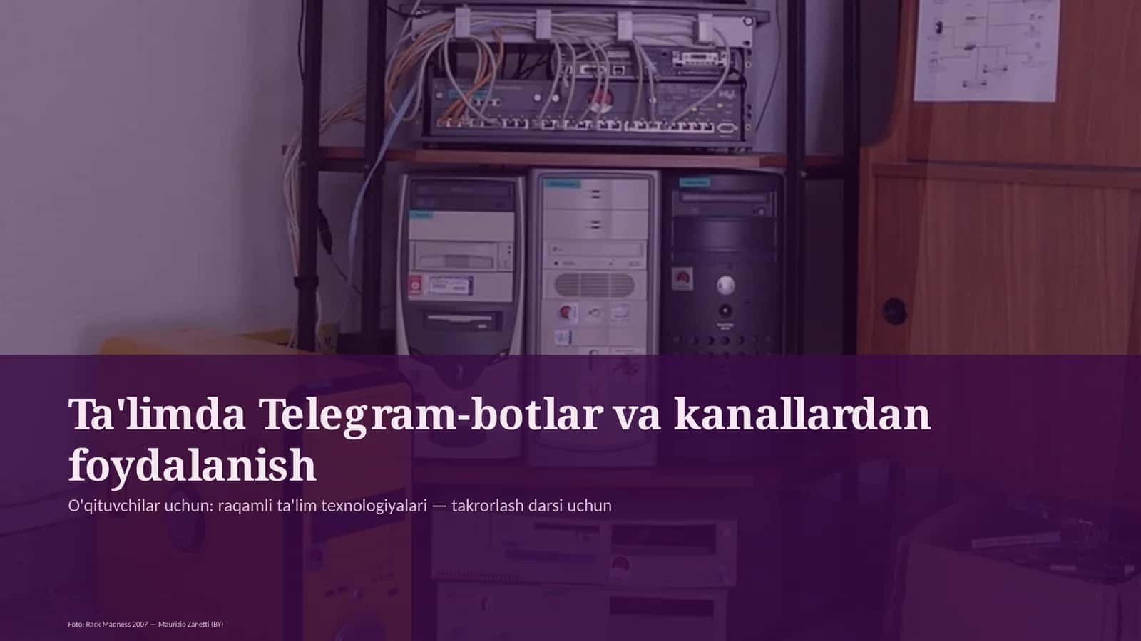 Telegram-botlar va kanallardan foydalanish