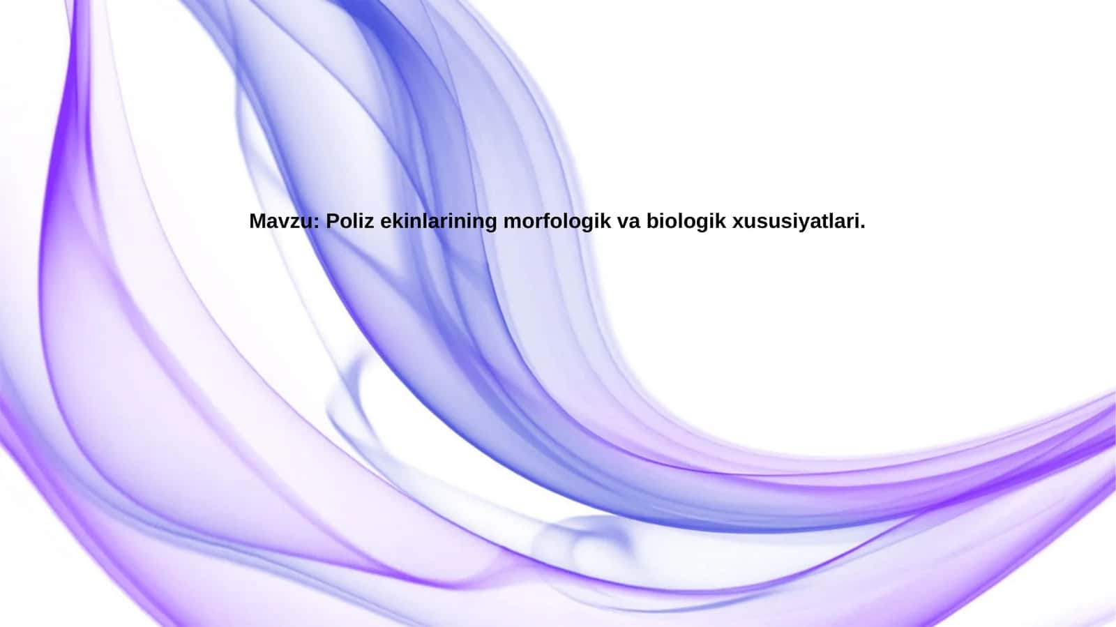 Polizekinlariningmorfologikvabiologikxususiyatlari