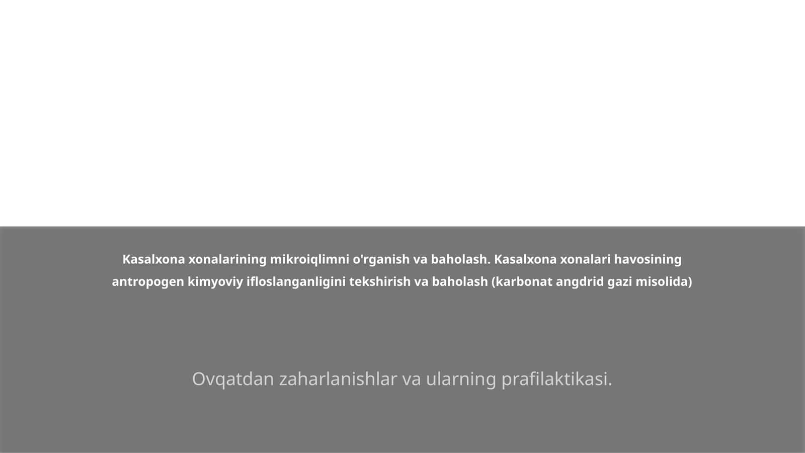 Mikroiqlim tushunchasi va uning ahamiyati