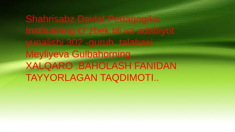 O`zbekiston yangi avlod darsliklarini yaratilishi