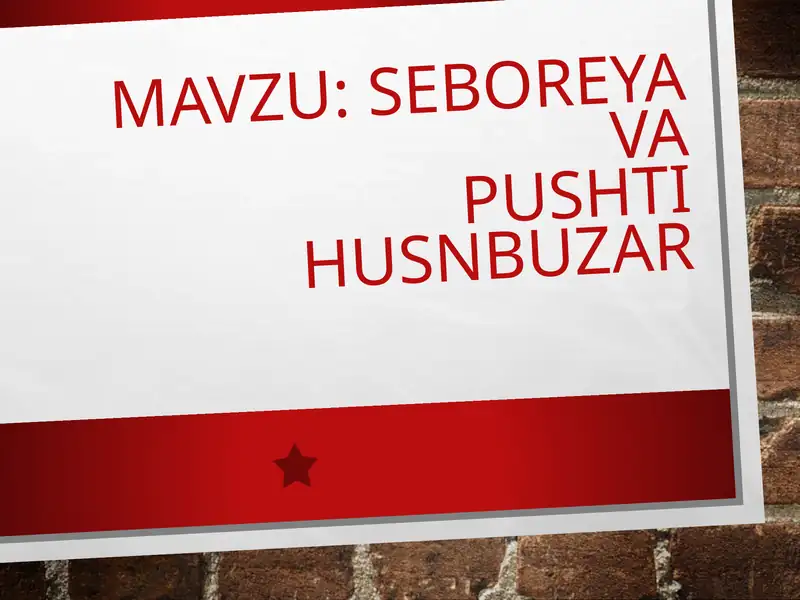 Seboreyavapushtihusnbuzar