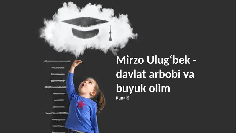 Mirzo Ulug'bek: Davlat Arbobı