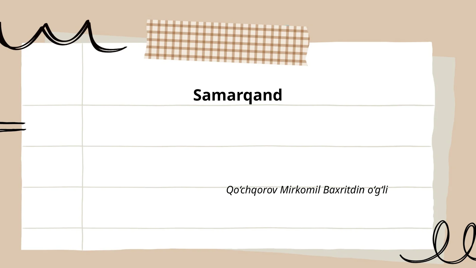 Samarqand