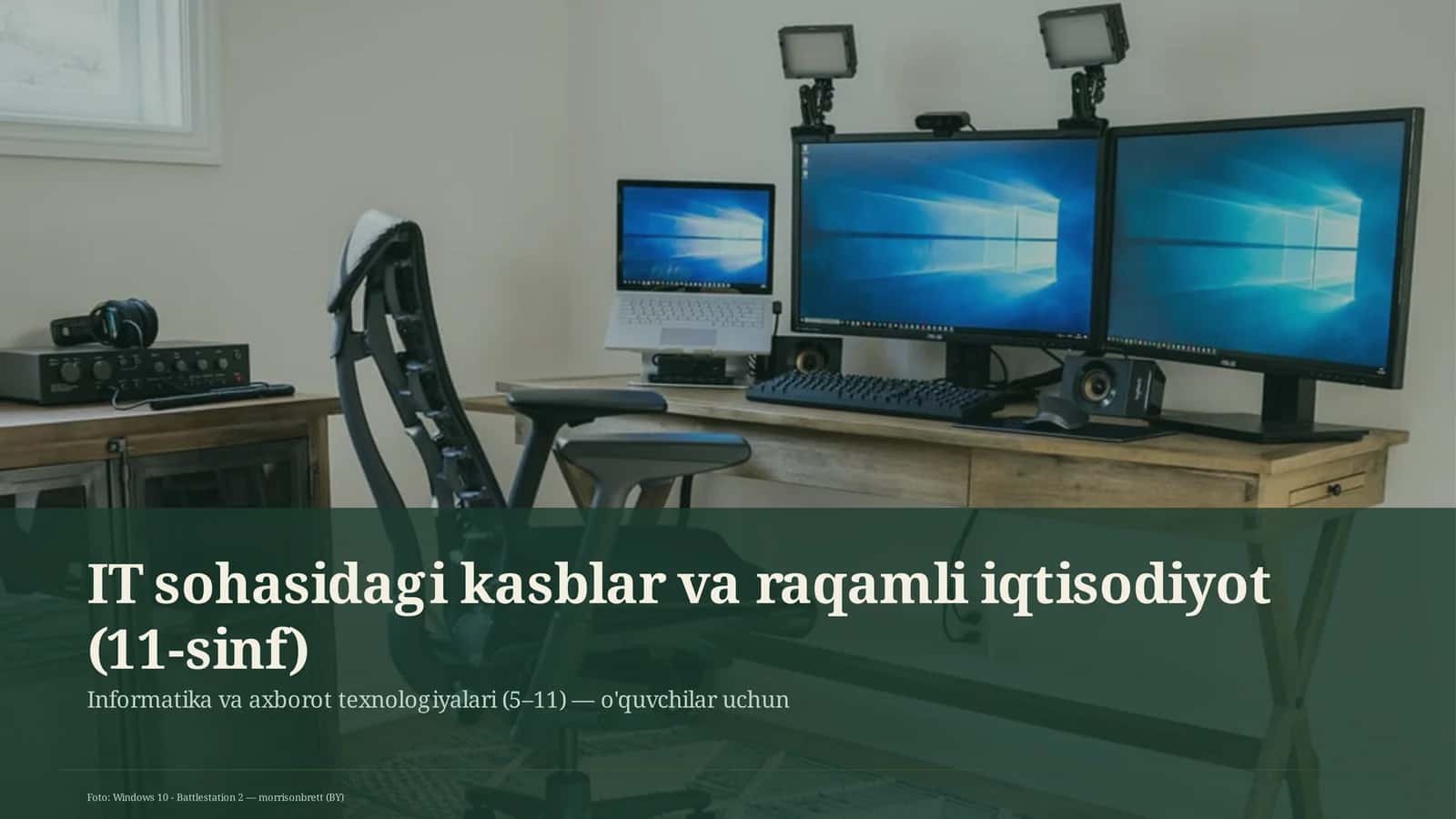 Informatika va axborot texnologiyalari (5–11) — o'quvchilar uchun