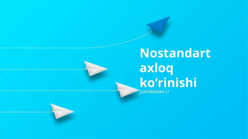 Nostandart axloq koʻrinishi