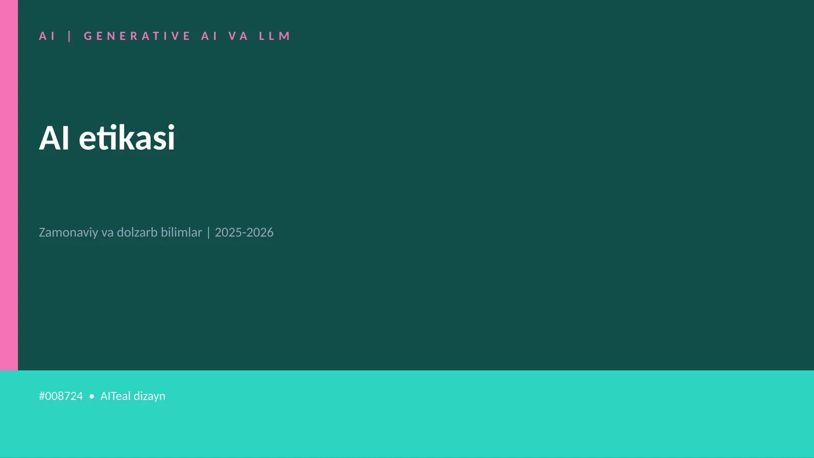 GENERATIVE AI VA LLM