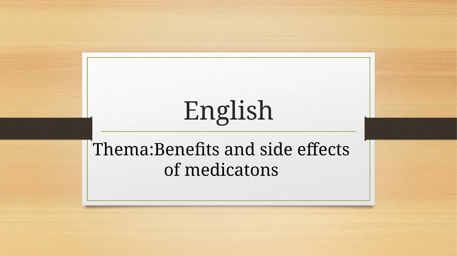 Benefits and side effects of medications