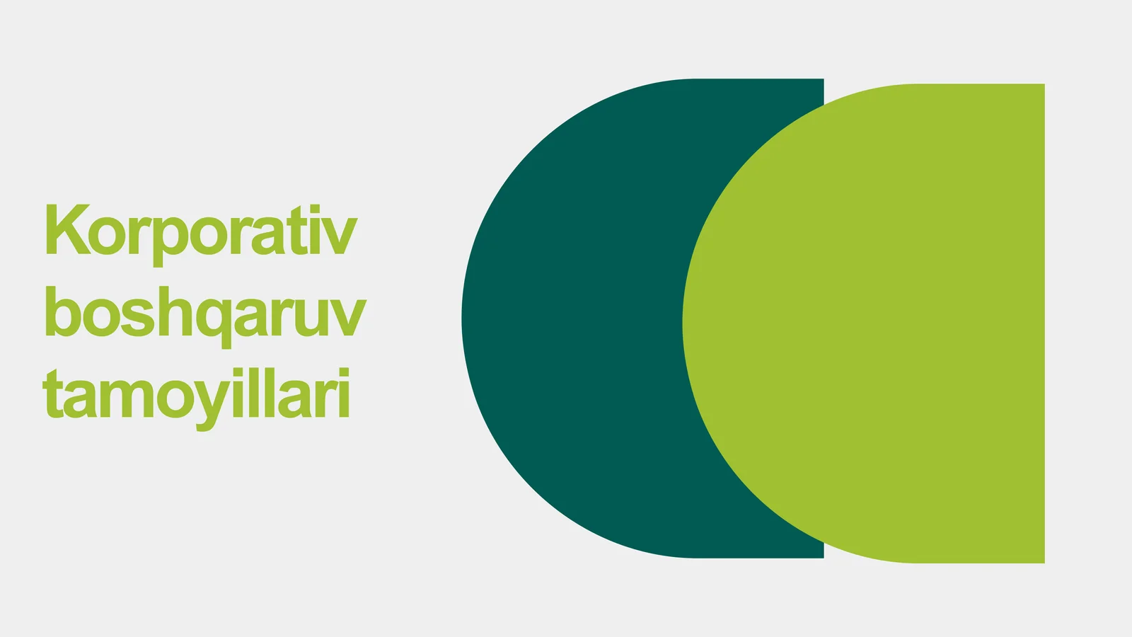 Korporativ boshqaruv tamoyillari