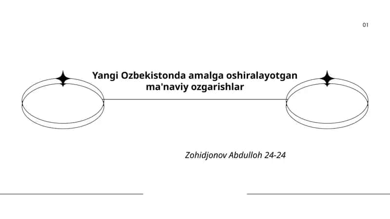 Yangi O'zbekistonning ma'naviyat konsepsiyasi