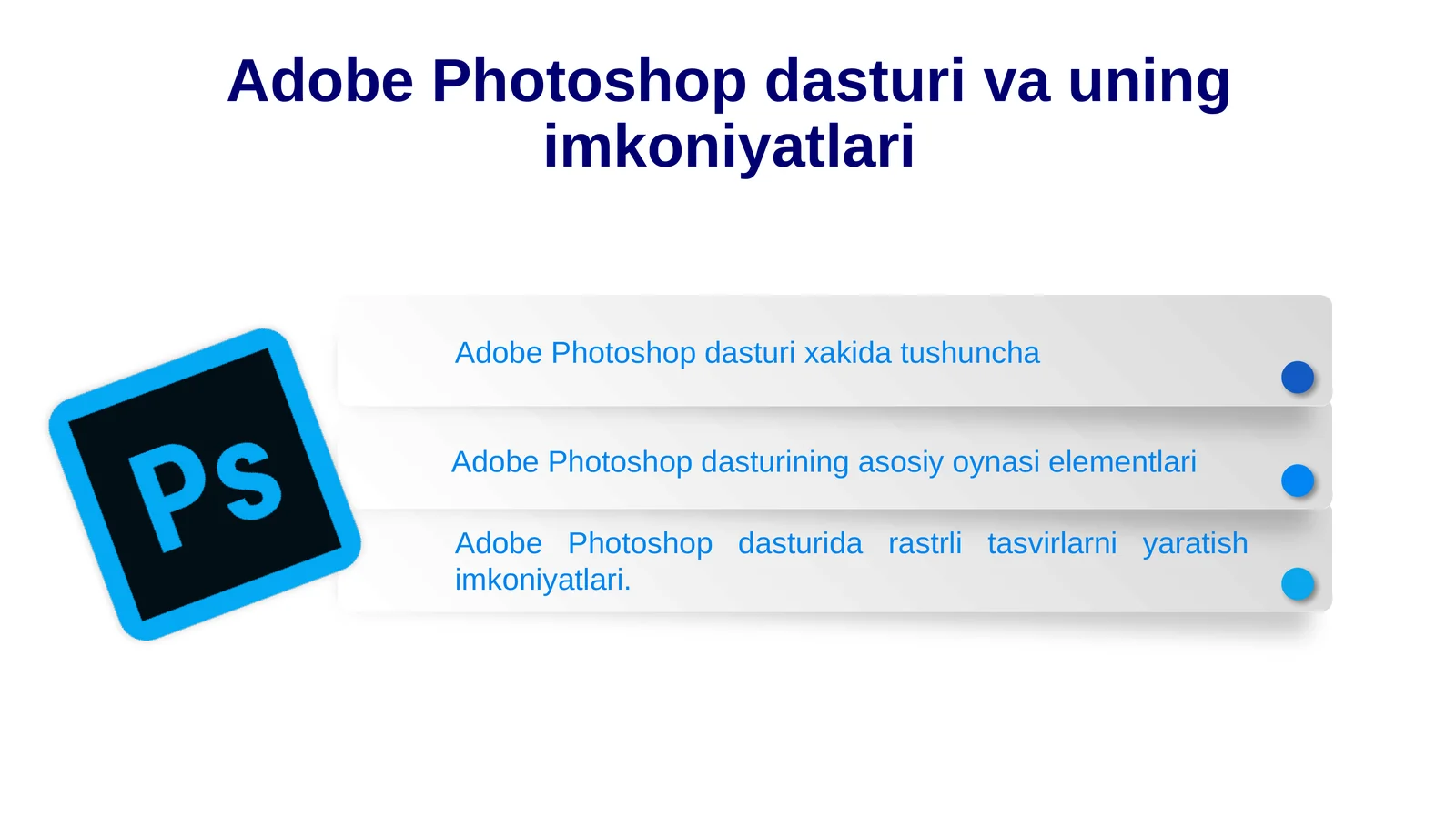 Adobe Photoshop dasturi