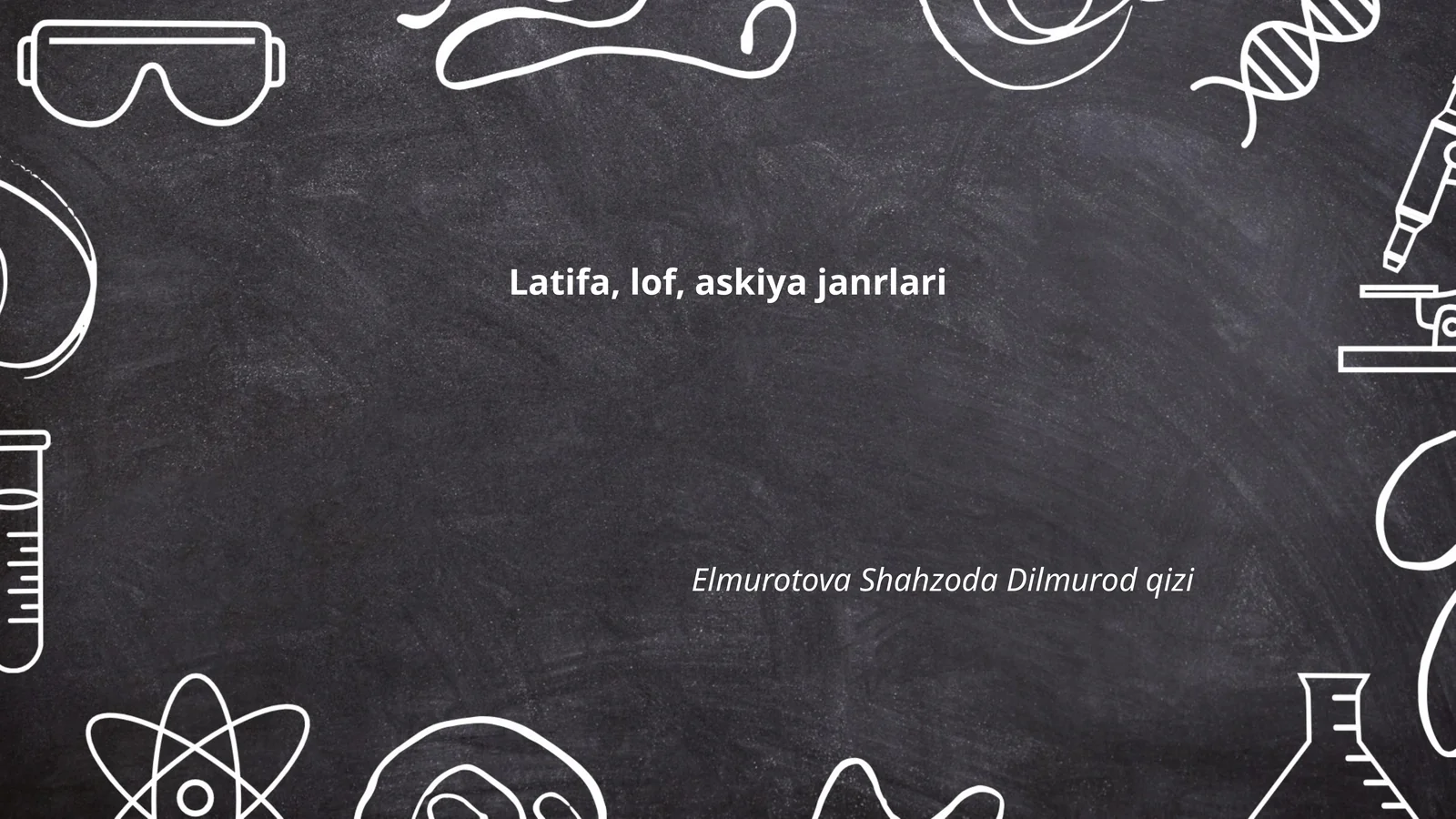 Latifa, lof, askiya janrlari