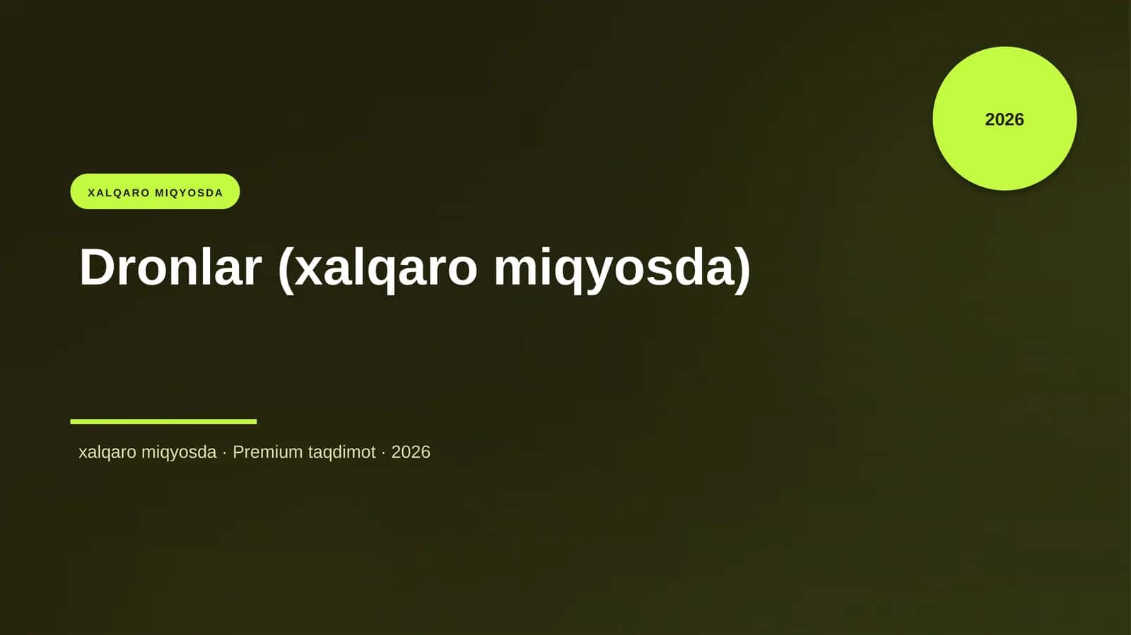 Dronlar (xalqaro miqyosda)