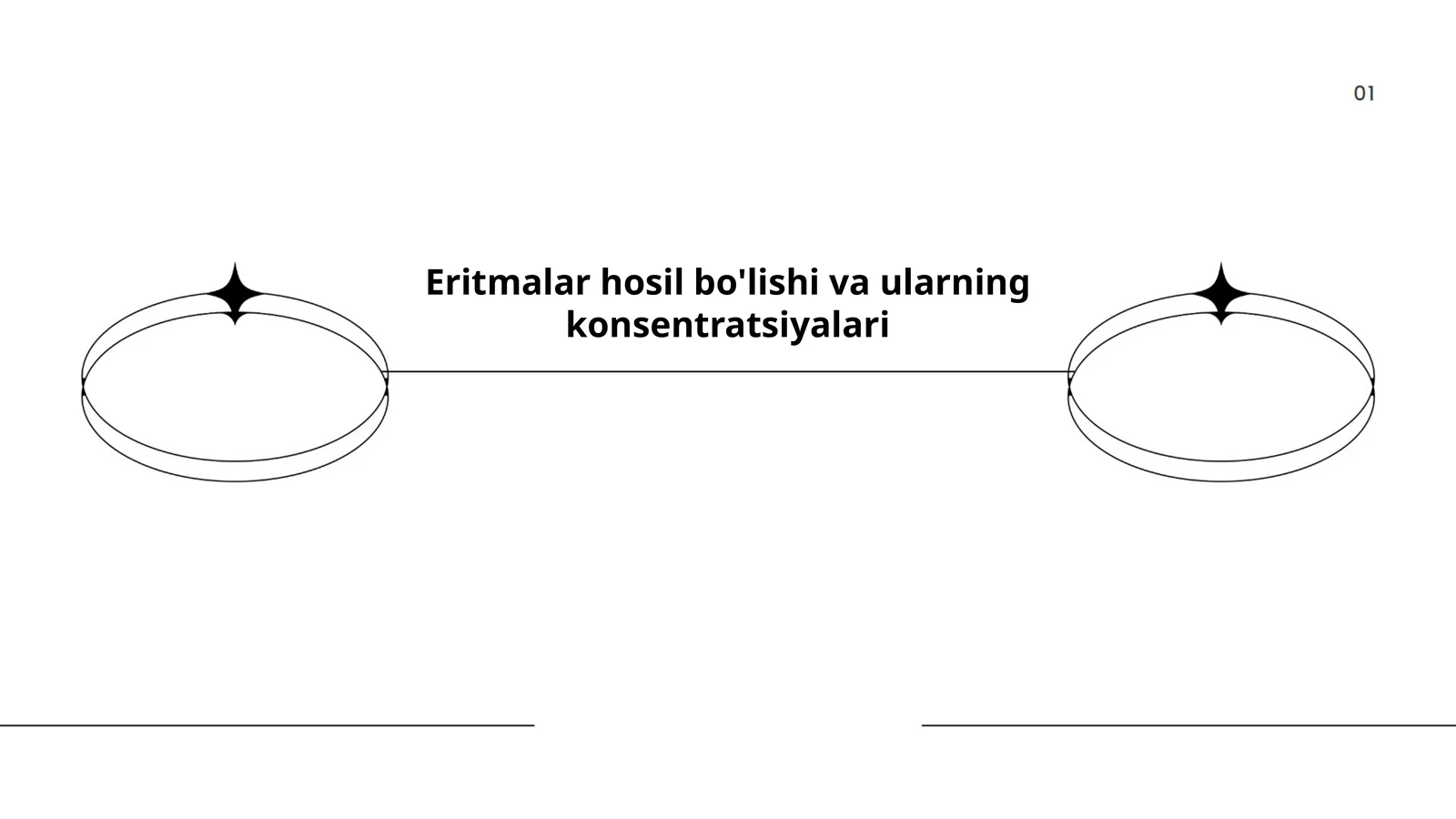 Eritmalar hosil bo'lishi va ularning konsentratsiyalari