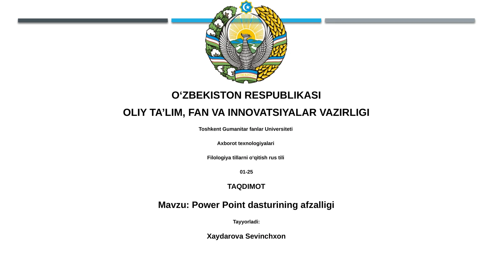 Power Point dasturining afzalligi