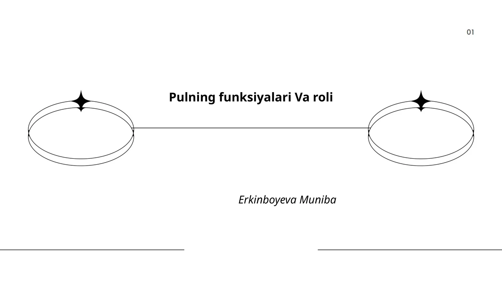 Pulning funksiyalari Va roli