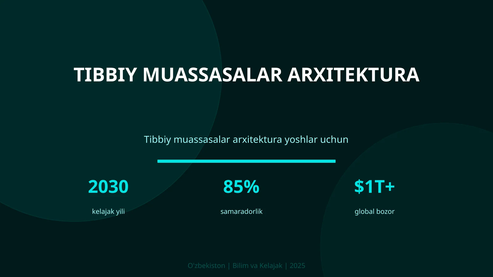 Tibbiy muassasalar arxitektura