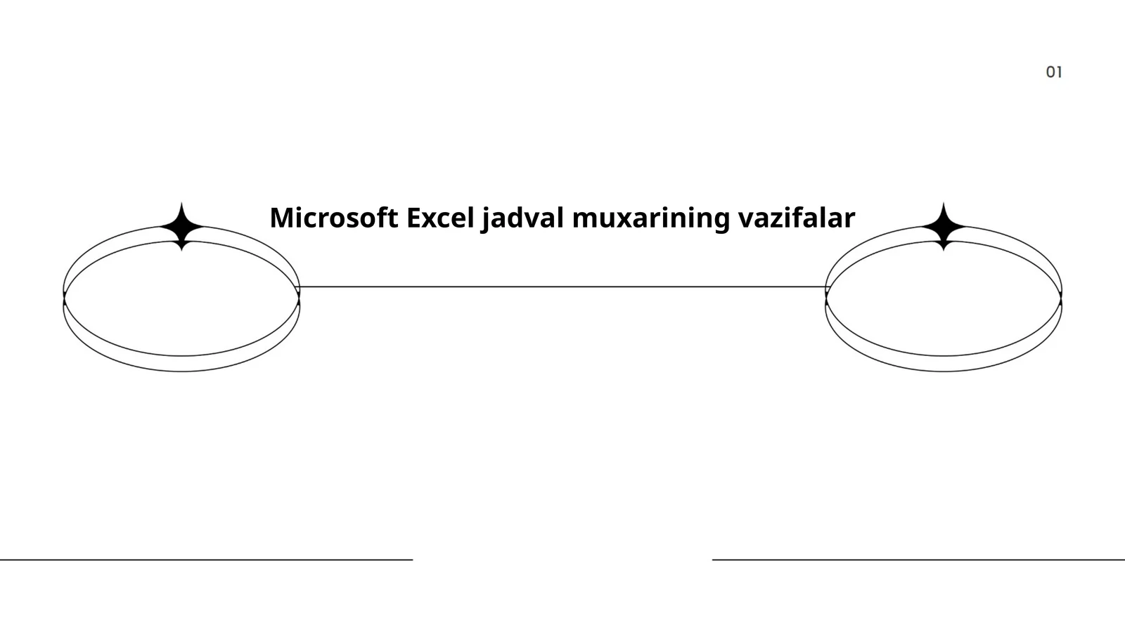 Microsoft Excel jadval muxarining vazifalar