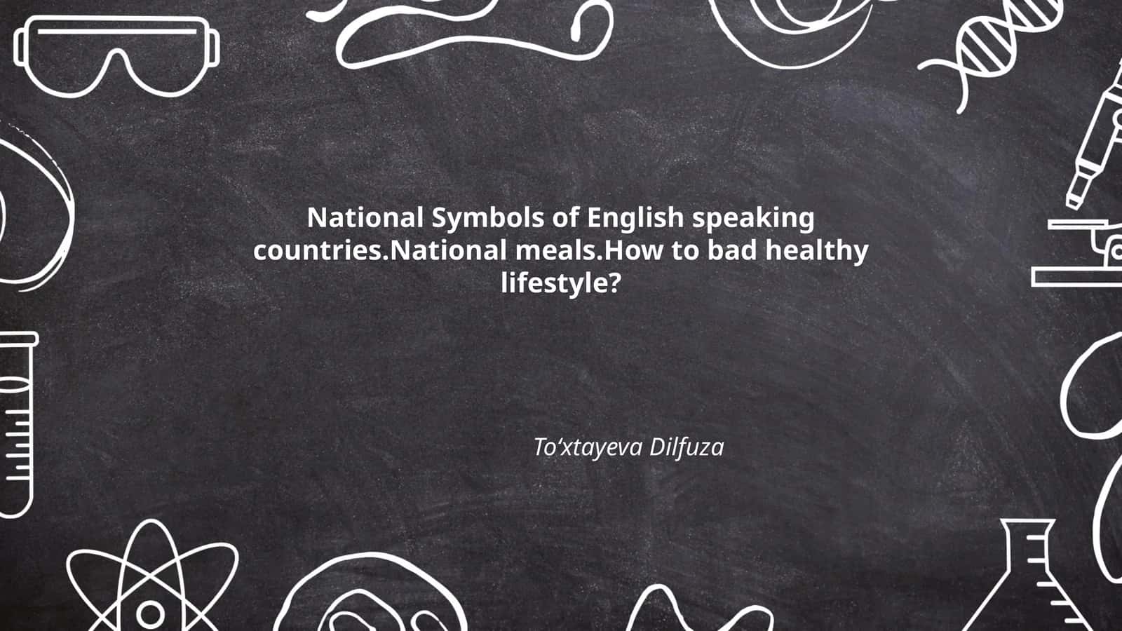 National Symbols of English speaking countries