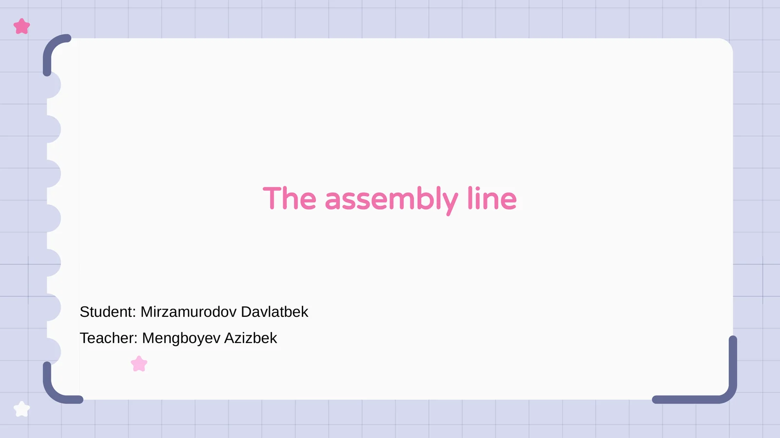 Assembly Line