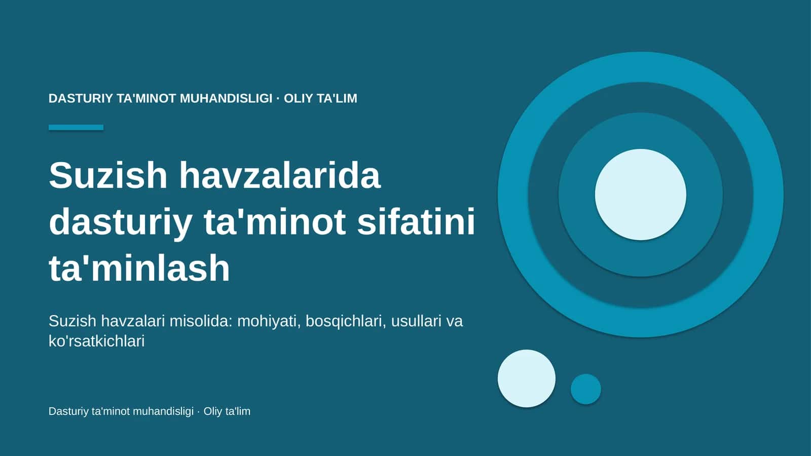 suzish havzalarida dasturiy ta'minot sifatini ta'minlash 8650