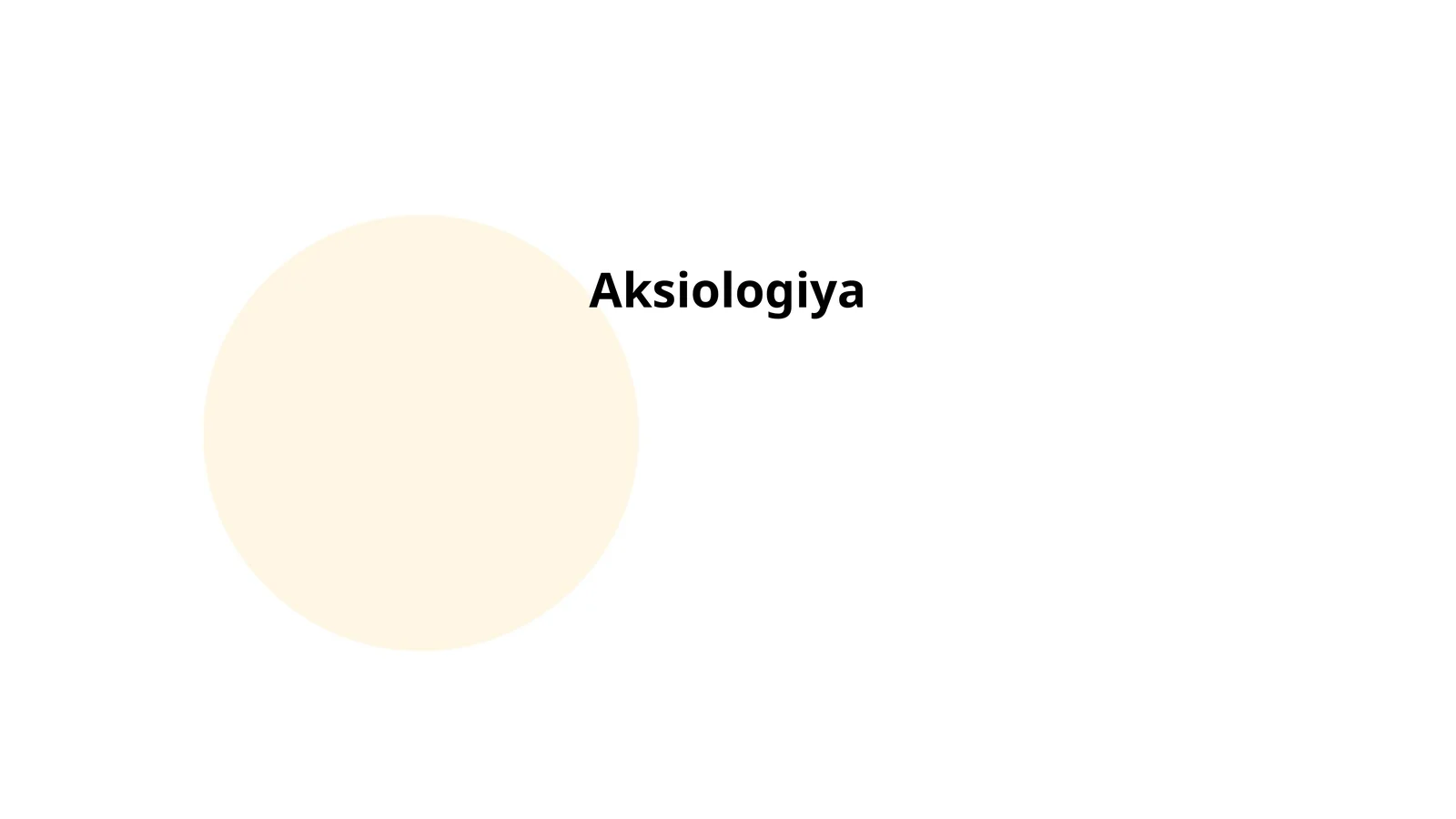 Aksiologiya