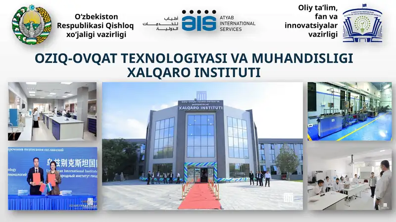 OZIQ-OVQAT TEXNOLOGIYASI VA MUHANDISLIGI XALQARO INSTITUTI