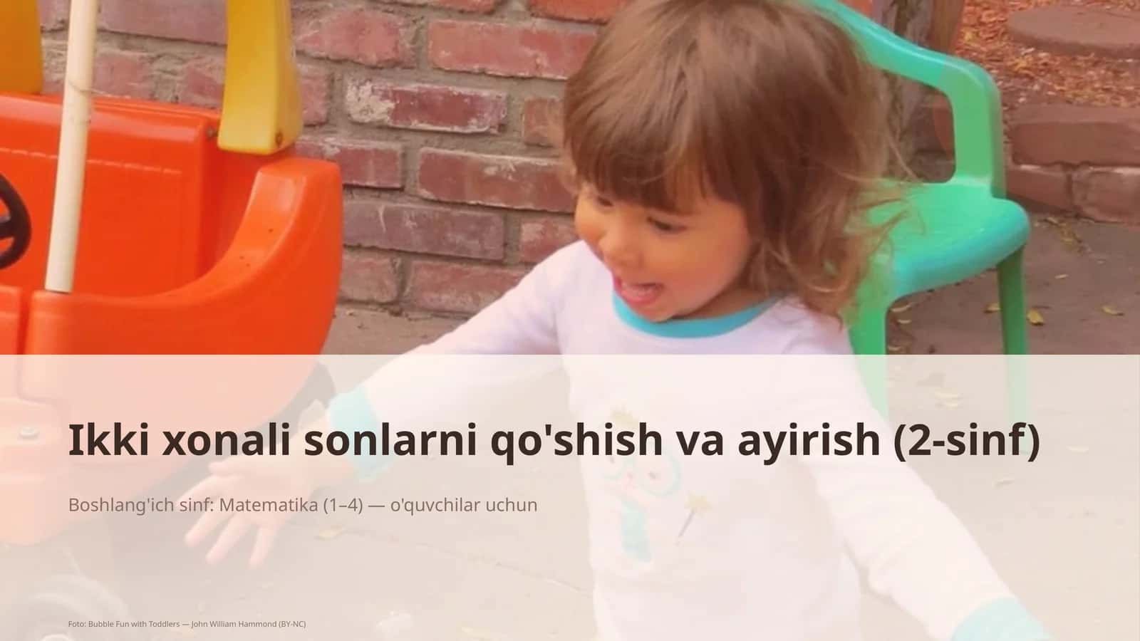 Ikki xonali sonlarni qo'shish va ayirish (2-sinf)