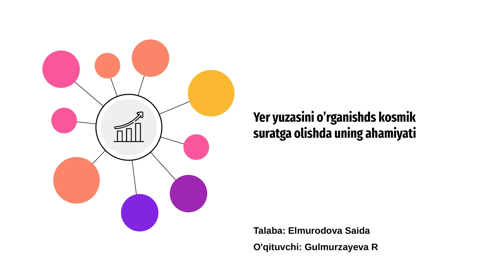 Yer yuzasini o’rganishda kosmik suratga olishning ahamiyati