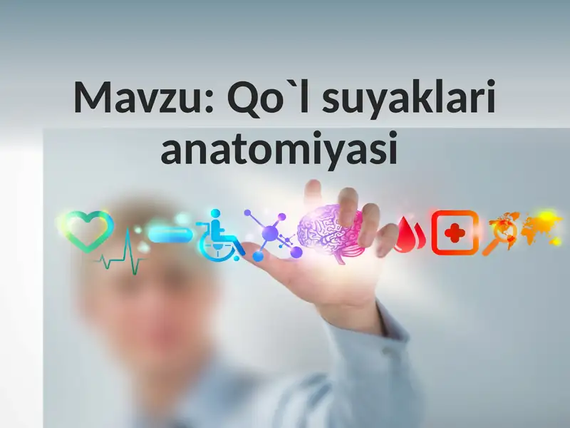 Qo`l suyaklari anatomiyasi