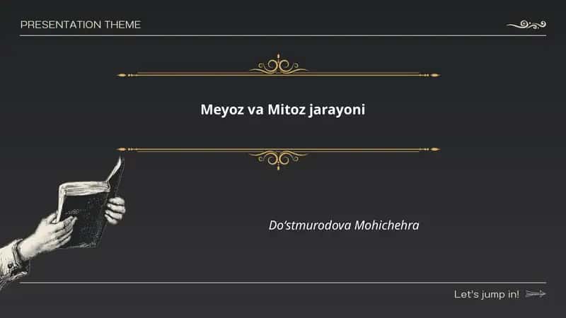 Meyoz va Mitoz jarayoni
