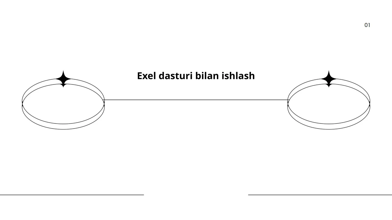 Excelda jadval yaratish