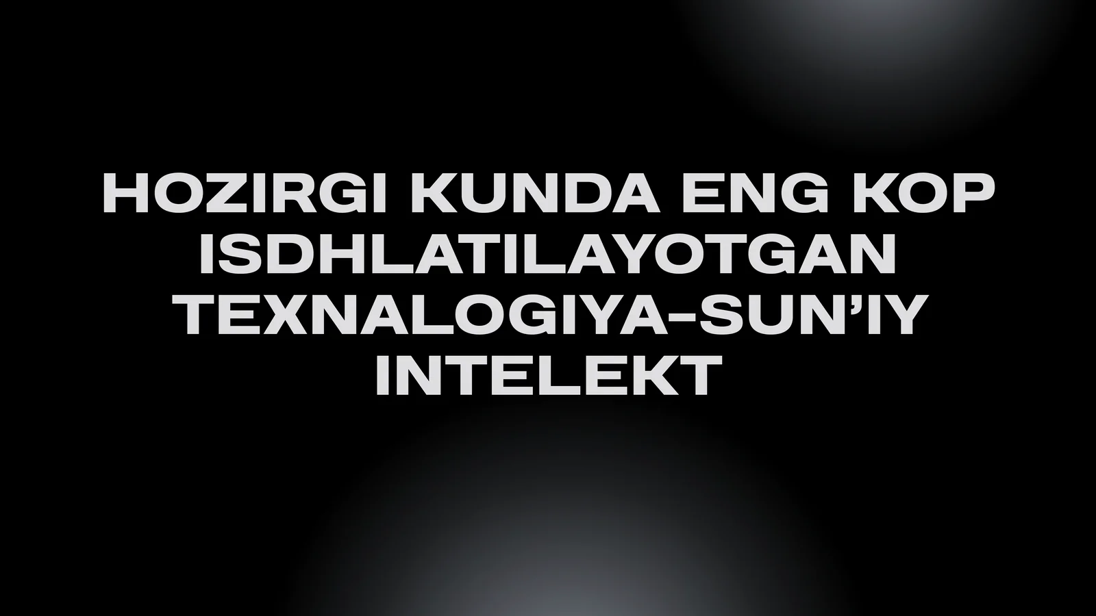 suniy intelekt haqida slayd