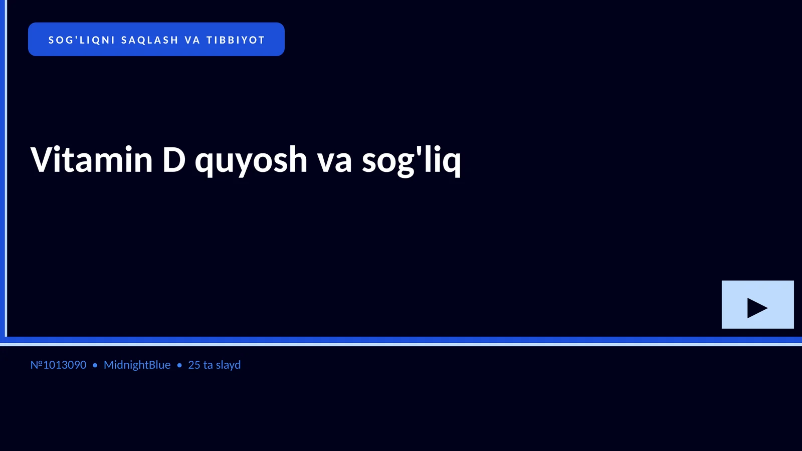 Vitamin D quyosh va sog'liq