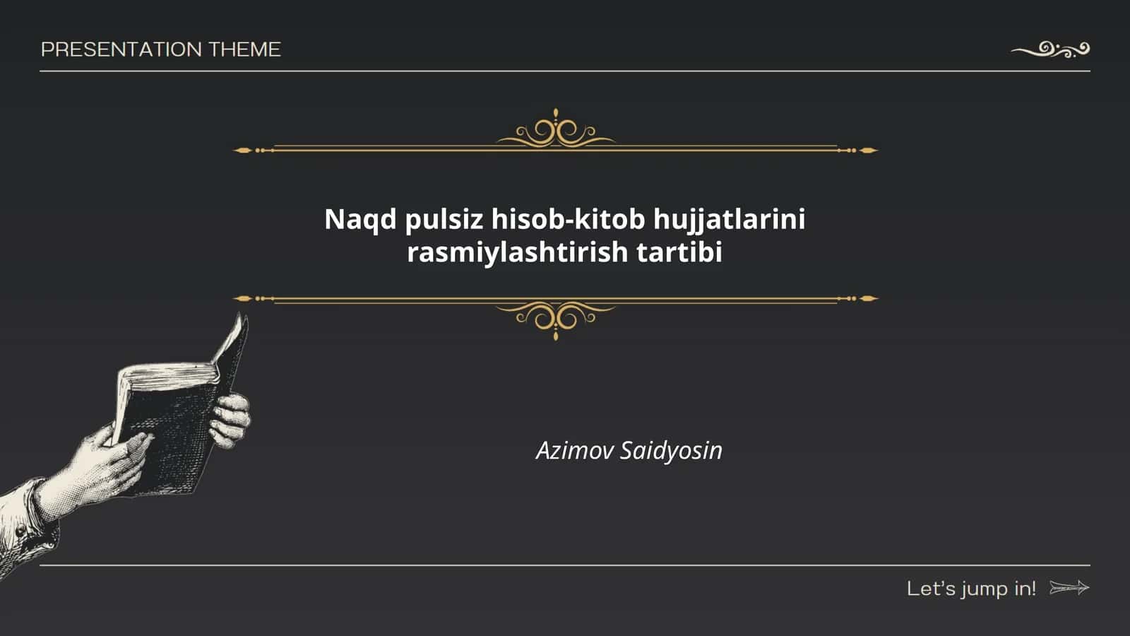 Naqd pulsiz hisob-kitob hujjatlarini rasmiylashtirish tartibi